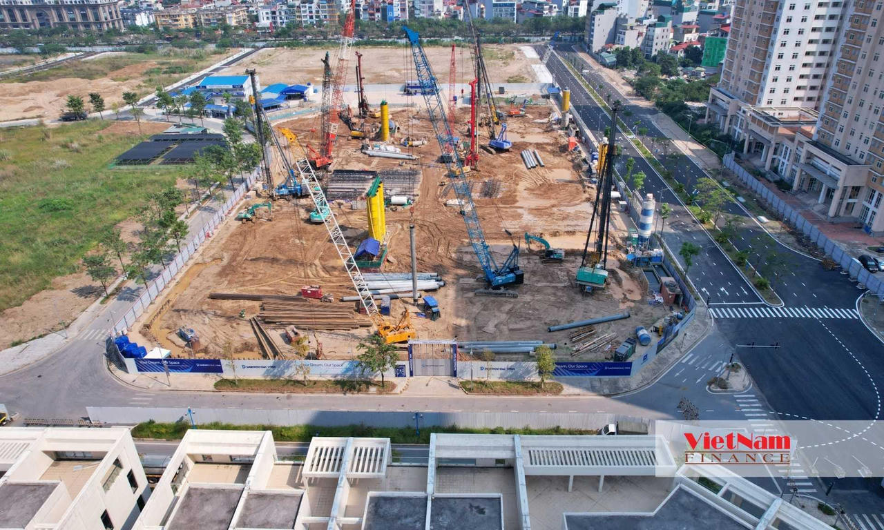 Toàn cảnh khu phức hợp 26 tầng của Deawoo E&C tại Tây Hồ Tây