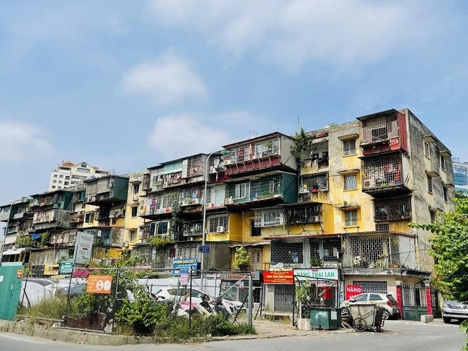 Các khu tập thể nội thành Hà Nội cũng có mức giá cao &nbsp;