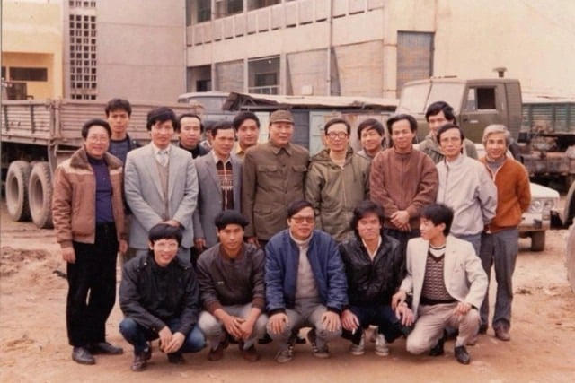 Các thành viên sáng lập của Tập đoàn FPT. Ảnh: ST &nbsp;