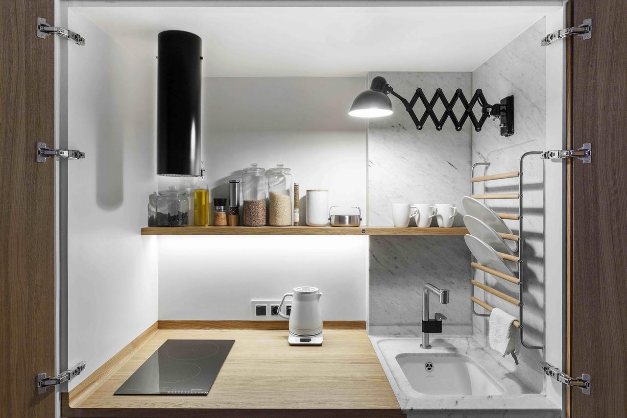 Bên trong ngôi nhà 33 m2 rộng rãi, đầy đủ tiện nghi 