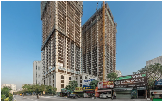 Dự án MHD Trung Văn từng nhiều lần gặp sự cố trong quá trình thi công khiến nhiều khách hàng e ngại.