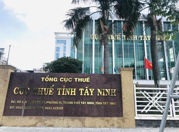 Cục Thuế tỉnh Tây Ninh. Ảnh: Internet.