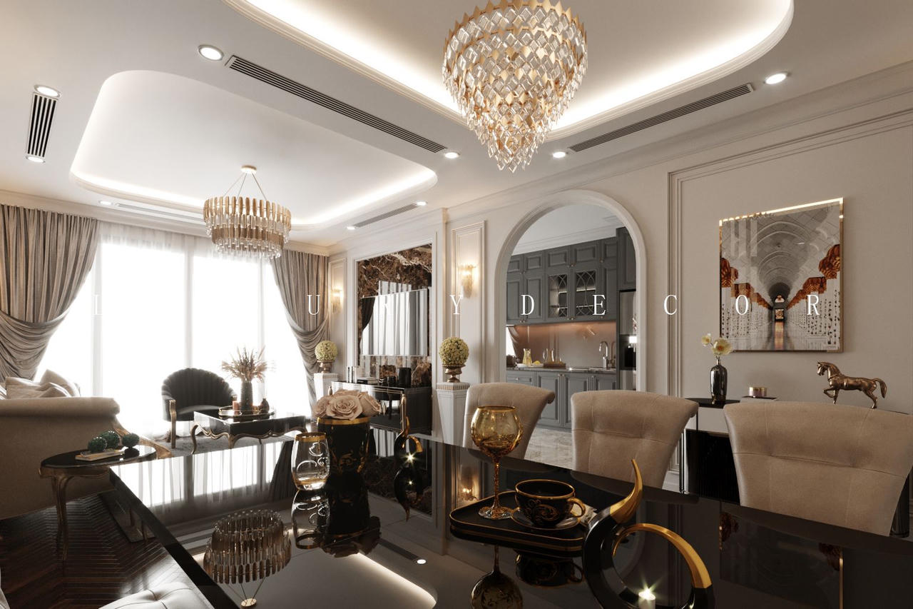 Thiết kế nội thất phong cách Luxury