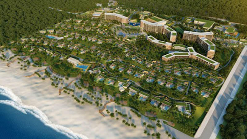 Phối cảnh dự án Khu du lịch Cam Ranh Bayana Resort. &nbsp;