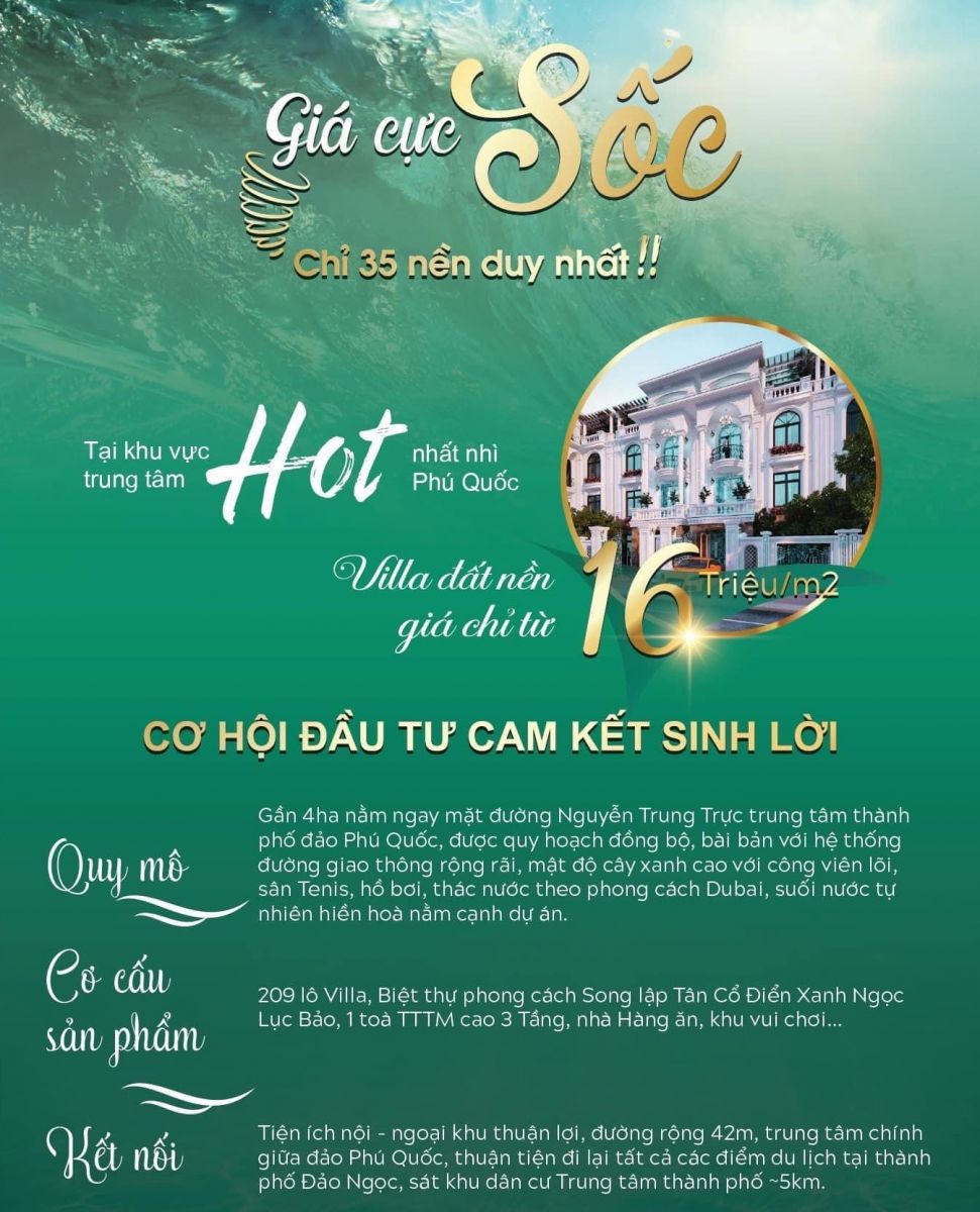 Một quảng cáo về dự án Emerald Phú Quốc trên mạng xã hội&nbsp; &nbsp;