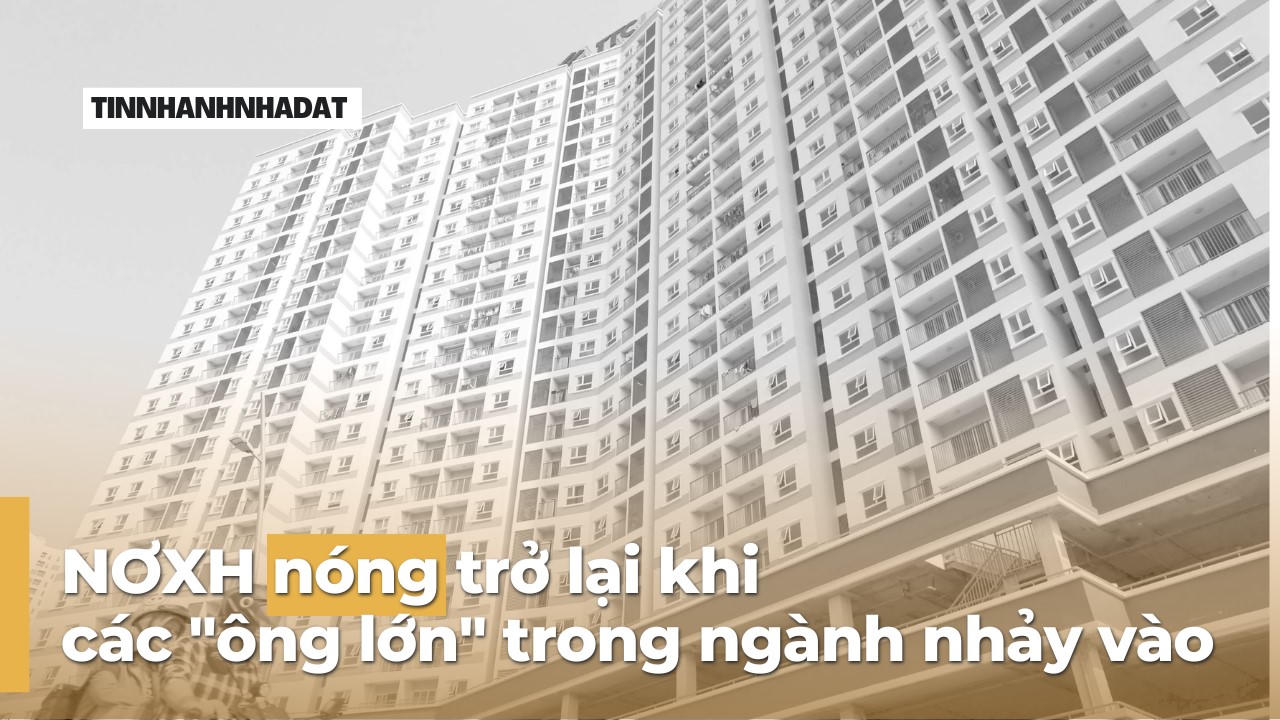 Nhà ở xã hội “nóng” trở lại khi các “ông lớn” trong ngành nhảy vào