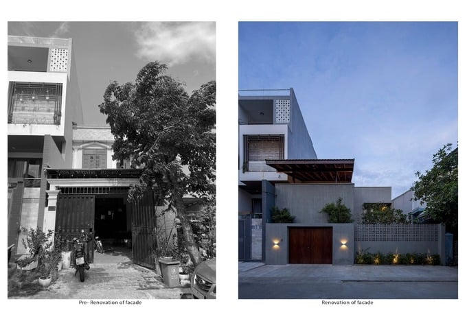 Công trình trước và sau khi cải tạo