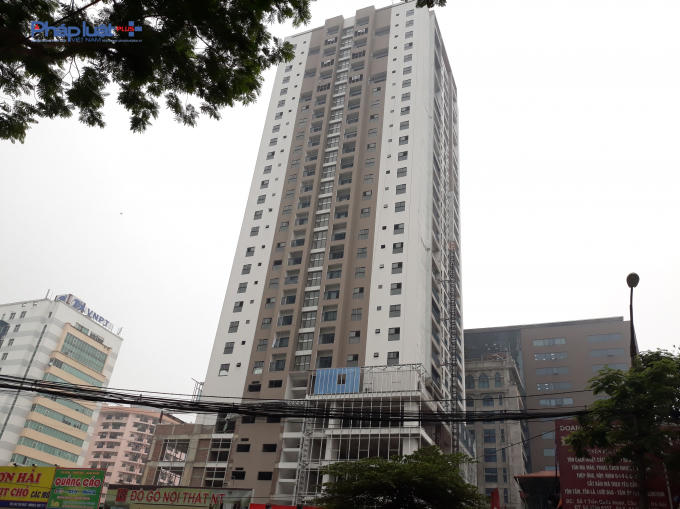 23 tầng phía trên đã cơ bản hoàn thành.