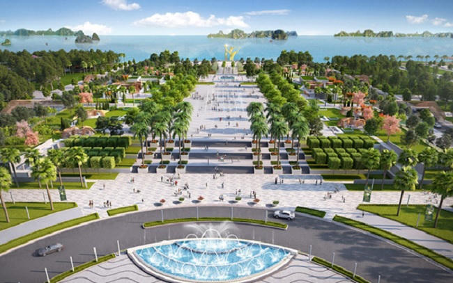 Phối cảnh dự án Quảng trường biển – Tổ hợp đô thị du lịch sinh thái, nghỉ dưỡng, vui chơi giải trí cao cấp biển Sầm Sơn