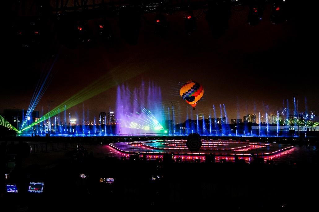 Việc khai trương giai đoạn 1 khu nhạc nước khẳng định sức nóng và cú hích tăng giá cho The Global City. Ảnh: Masterise Homes &nbsp;