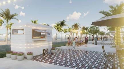 Tại Hội chợ mua sắm “Ocean Street Market”, cư dân và khách tham quan sẽ được trải nghiệm phố đi bộ sầm uất với hơn 50 gian hàng là những chiếc xe lưu động phong cách biển nhiệt đới &nbsp;