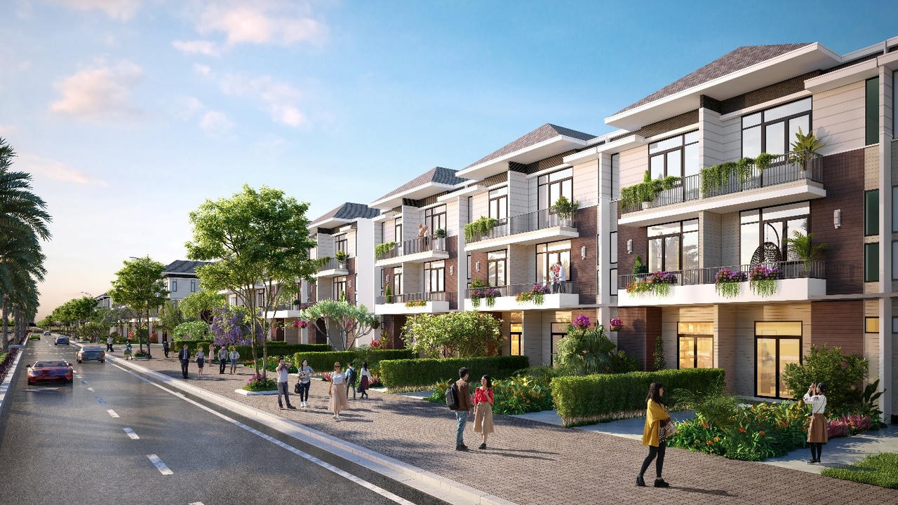 Mẫu nhà phố tại Phúc An Asuka – giá chỉ từ 35 triệu/m2 &nbsp;