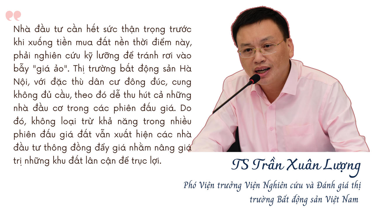 Longform: Phía sau những cơn sốt đấu giá đất tại huyện vùng ven Hà Nội