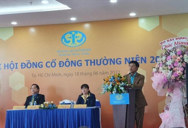 Ông Trương Anh Tuấn, Chủ tịch HQC tại ĐHĐCĐ thường niên năm 2022. &nbsp;