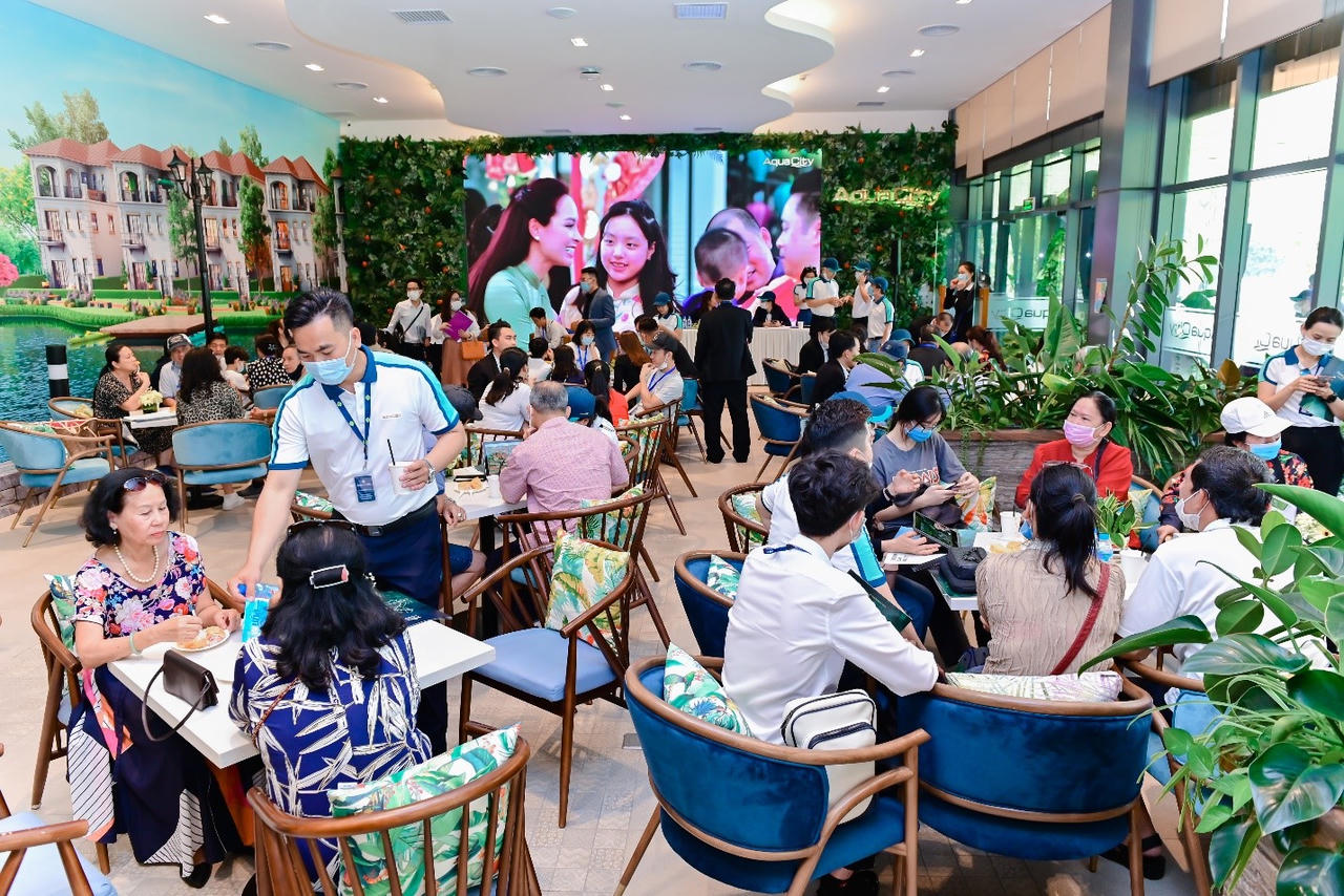 Aqua City đang có sức hấp thụ tốt từ đầu năm đến nay (ảnh chụp tháng 4/2021). &nbsp;