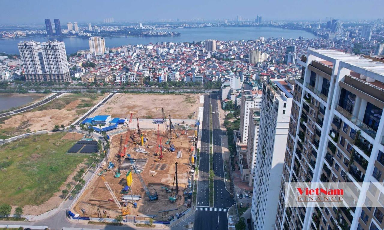 Toàn cảnh khu phức hợp 26 tầng của Deawoo E&C tại Tây Hồ Tây