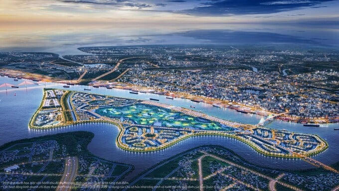 Vinhomes Royal Island tại đảo Vũ Yên, Hải Phòng của chủ đầu tư Vinhomes đang gây “sốt” trên thị trường bất động sản kể từ khi ra mắt. &nbsp;