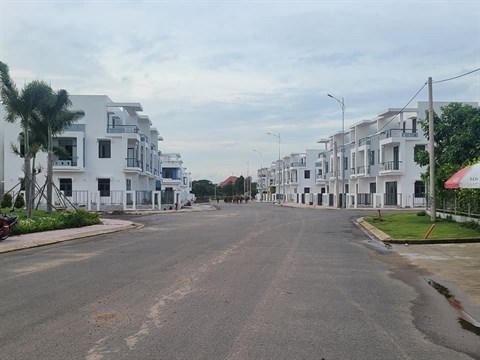 LDG đ&atilde; x&acirc;y dựng ho&agrave;n thiện 60% hạng tầng v&agrave; x&acirc;y dựng phần th&ocirc; h&agrave;ng trăm căn nh&agrave; tại dự &aacute;n Viva Park