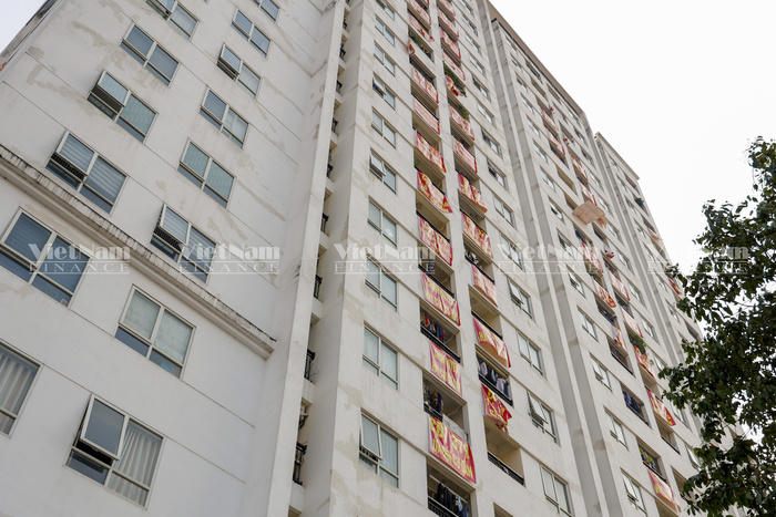 Hà Nội: Đỏ rực băng rôn tại chung cư Athena Complex Xuân Phương