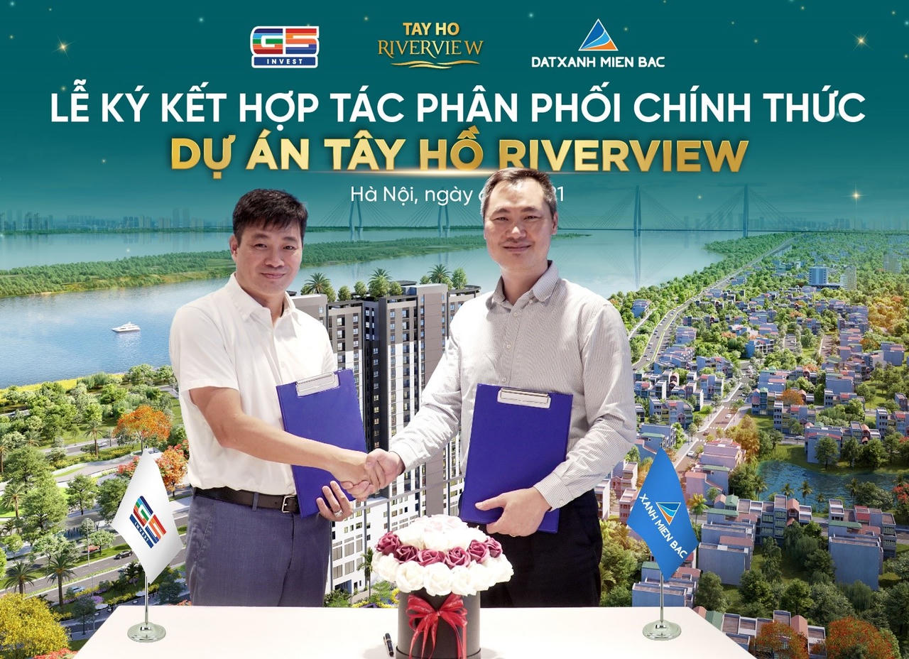 G5 Invest tin tưởng lựa chọn Đất Xanh Miền Bắc là đơn vị phân phối độc quyền&nbsp;dự án Tây Hồ Riverview. &nbsp;