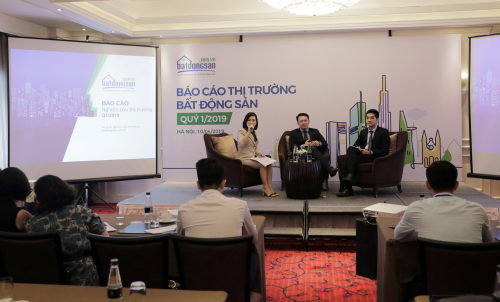 Sự kiện công bố Báo cáo thị trường bất động sản Việt Nam quý 1 năm 2019 do Batdongsan.com.vn thực ngày 10/4.