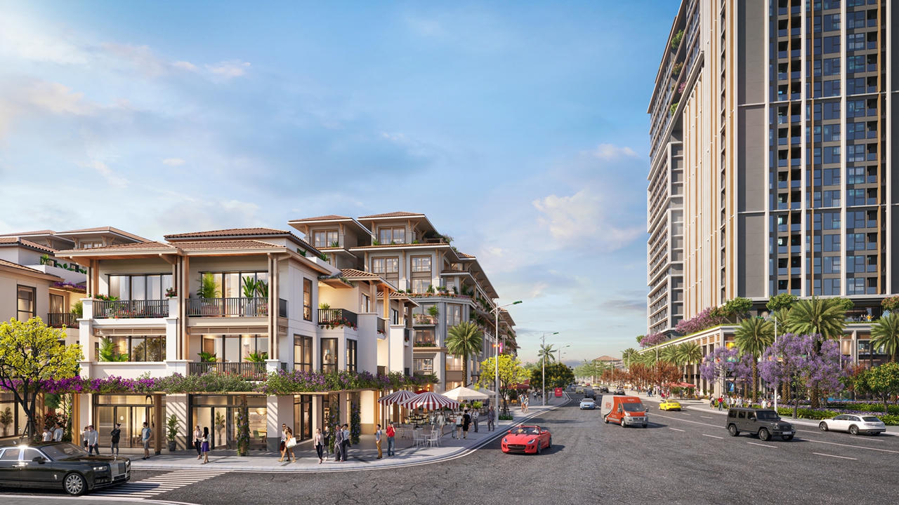 Phối cảnh minh họa nội khu The RiO. Ảnh Sun Property &nbsp;