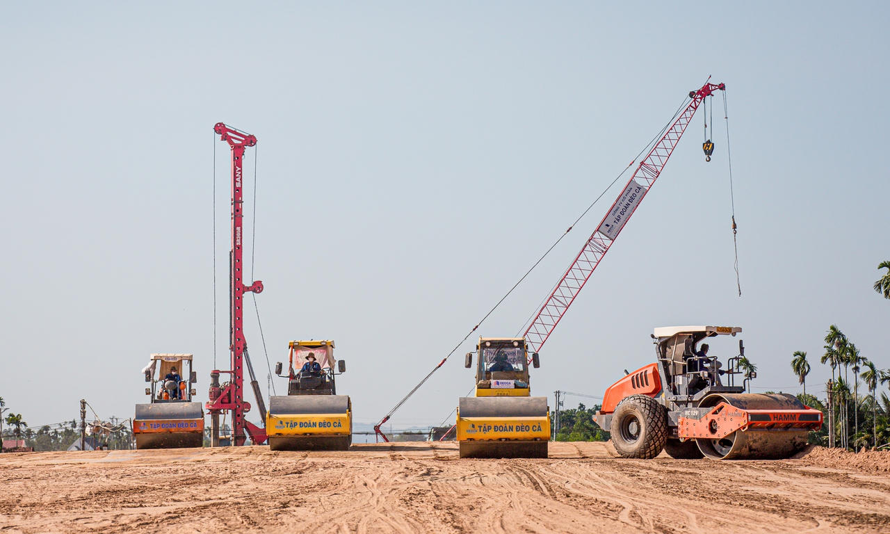Hình ảnh cao tốc Quảng Ngãi – Hoài Nhơn 20.000 tỷ tăng tốc về đích trước 8 tháng