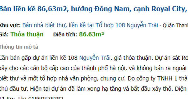 Mượn danh ông lớn: Thận trọng với chiêu bán nhà của cò