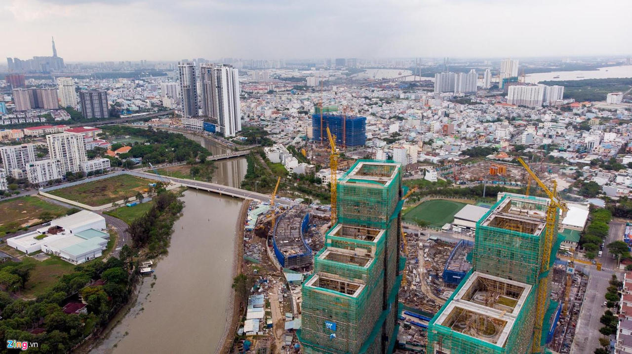 Cuộc đua 'rừng bê tông' của các đại gia tại quận 7 