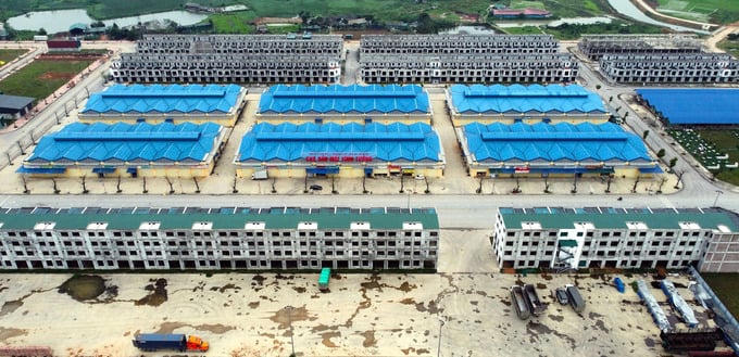 Toàn cảnh dự án khu chợ đầu mối nông sản thực phẩm, hệ thống kho vận và khu đô thị thương mại Vĩnh Tường của Tập đoàn Phúc Sơn từng tạo cơn sốt đất ở Vĩnh Phúc