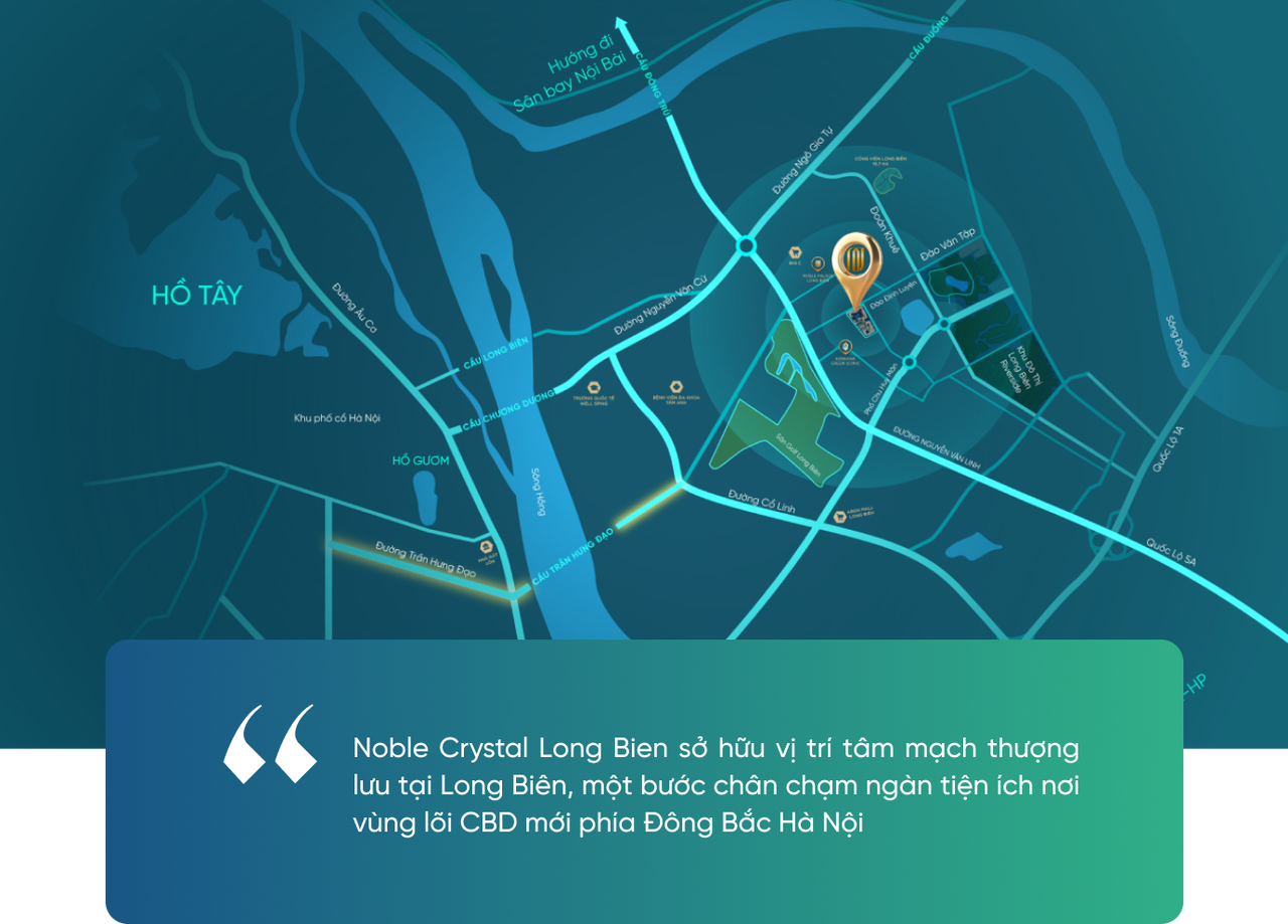 [Emagazine] Noble Crystal Long Biên và đặc quyền riền tư tuyệt đối tại những “biệt phủ trên không” độc bản