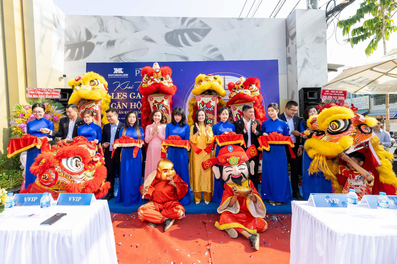 Sự kiện khai trương Sales Gallery và căn hộ mẫu Khải Hoàn Prime được đầu tư chỉn chu, hoành tráng &nbsp;
