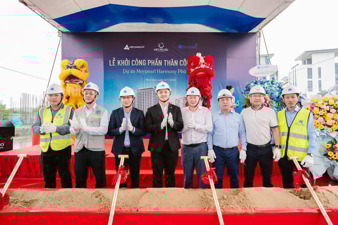 Lễ khởi công phần thân công trình dự án Meypearl Harmony Phú Quốc