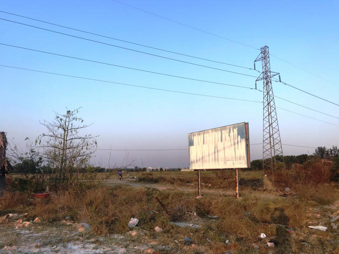 Khu đất thực hiện dự án KDC Hòa Lân.