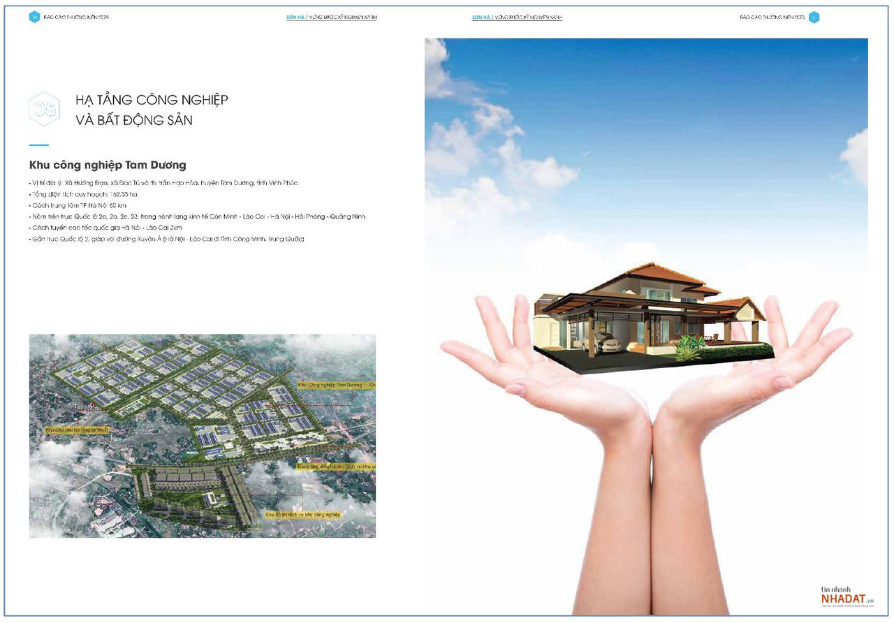Sơn Hà nuôi tham vọng lớn trong lĩnh vực bất động sản công nghiệp với dự án trọng điểm là Khu công nghiệp Tam Dương (Nguồn: Báo cáo thường niên 2020 của Sơn Hà) &nbsp;