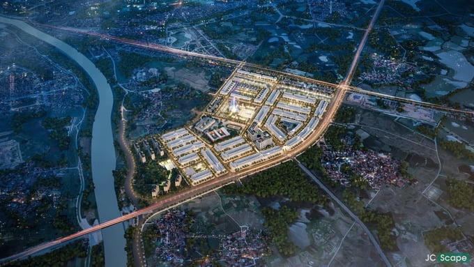 KĐT Danko Riverside có quy mô 44ha và hơn 1.300 sản phẩm đa dạng loại hình &nbsp;