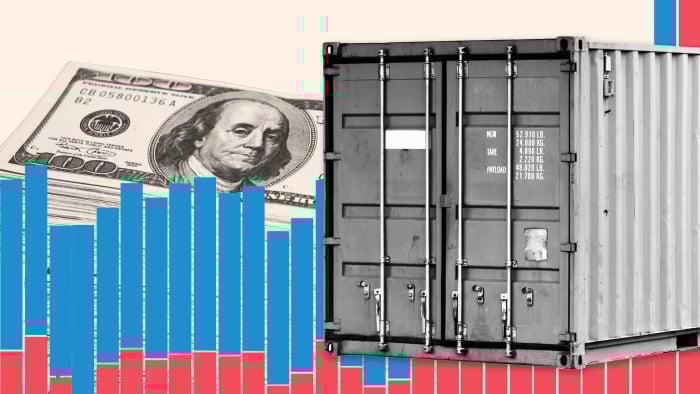 Các số liệu cho thấy cuộc chiến thương mại của Mỹ có thể mang lại sự thúc đẩy rất cần thiết cho ngân khố của chính phủ nước này (ẢNh: FT montage/Dreamstime)