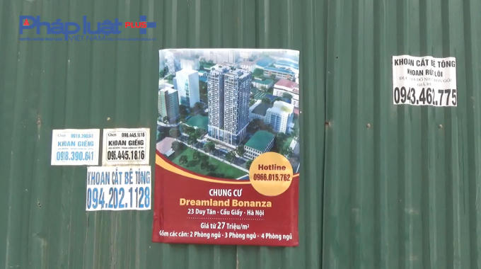 Dự án Dreamland Bonanza 23 Duy Tân pháp lý chưa rõ ràng, người dân cần tỉnh táo!