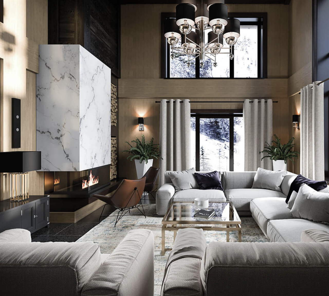 Thiết kế nội thất phong cách Luxury