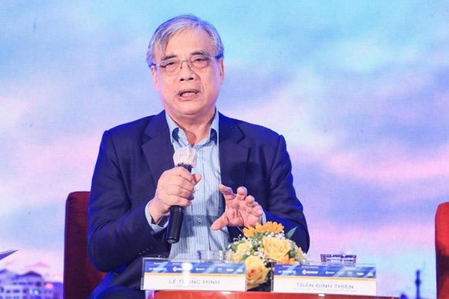 PGS.TS Trần Đình Thiên, nguyên Viện trưởng Viện Kinh tế Việt Nam. &nbsp;