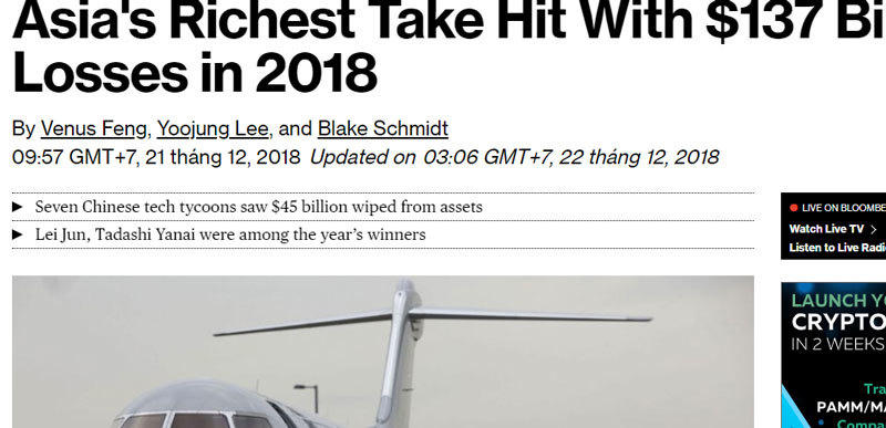 Tỷ phú USD mới của Việt Nam: 