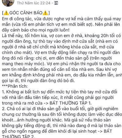 Sau chia sẻ này của cư dân, nhiều người cho biết cũng đã gặp tình trạng bị người lạ... hỏi thăm.