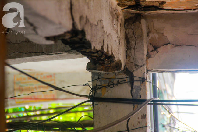 Chung cư Vĩnh Hội đã được xây dựng cách đây hơn 50 năm.