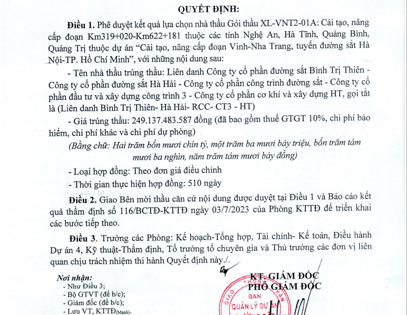 RCC thắng nhiều gói thầu lớn