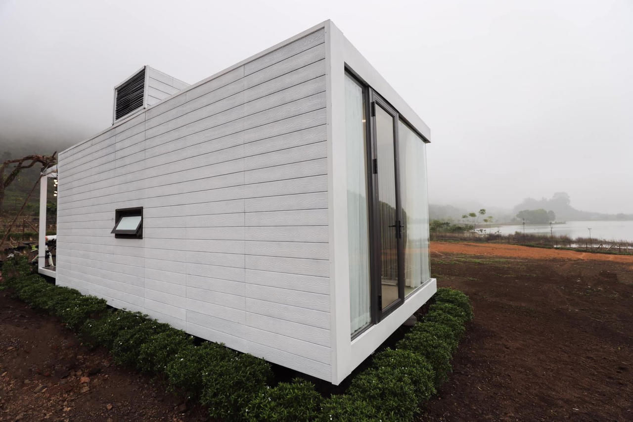 Ngỡ ngàng với ngôi nhà lắp ghép “đẹp quên lối về“ hoàn thành chỉ trong 17 ngày