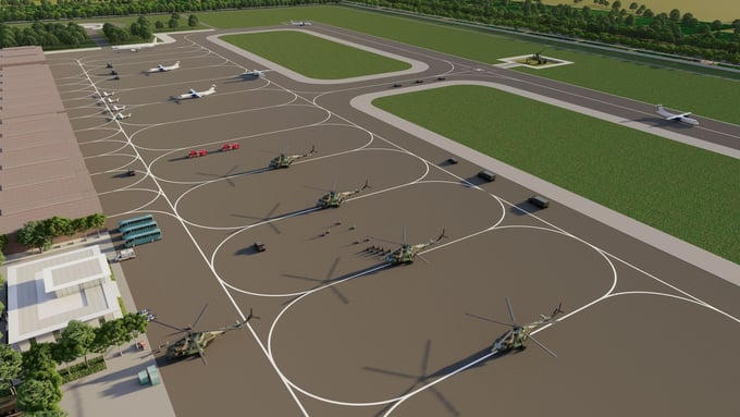 Sân bay Gia Bình được điều chỉnh quy hoạch, công suất tới 50 triệu khách.