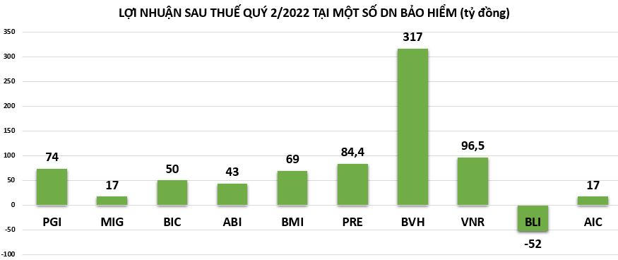 Bức tranh kinh doanh u ám của doanh nghiệp bảo hiểm: Lợi nhuận tại MIG giảm sâu nhất, BLI lỗ nặng