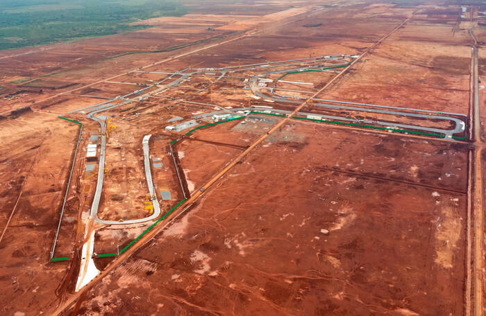 Cận cảnh công trường nhà ga hơn 35.000 tỷ đồng sân bay Long Thành sau 2 tháng khởi công