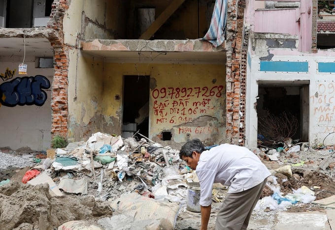 Phố Chùa Bộc nhem nhuốc sau hơn 1 năm giải phóng mặt bằng