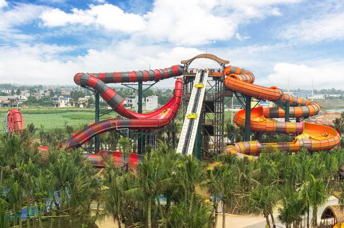 Nhiều trò chơi độc đáo và thú vị đều có mặt tại dự án công viên hoành tráng này. Ảnh: Internet